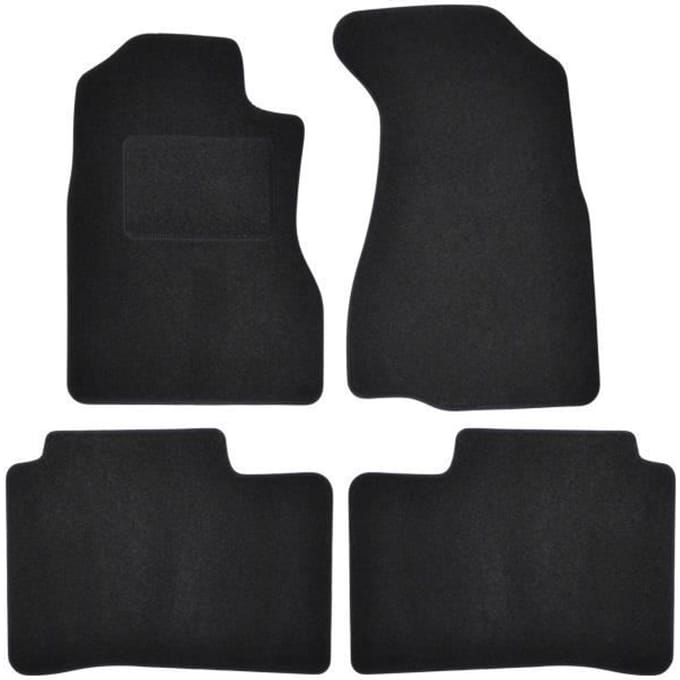 Vloermatten - HONDA - CR-V - Zwart velours - 3 stuks - Nauwkeurige pasvorm