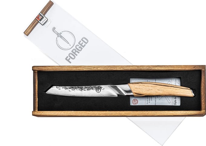 Forged Katai Universeel mes 12cm - VG10 Staal - In Houten Giftbox