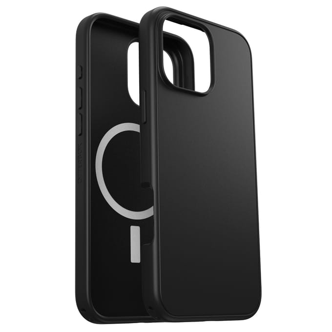 OtterBox Symmetry Clear Backcover MagSafe voor de Apple iPhone 16 Pro Max - Zwart