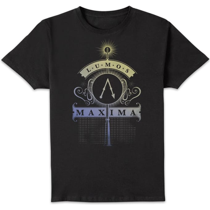 Harry Potter Lumos Maxima t-shirt - Zwart - M