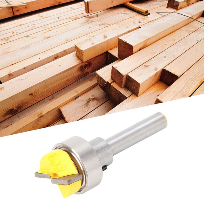 1 Stuks 14 Schacht Sjabloon Rechte Frees Trimmer Bovenfrees Houtbewerkingsgereedschap Accessoires