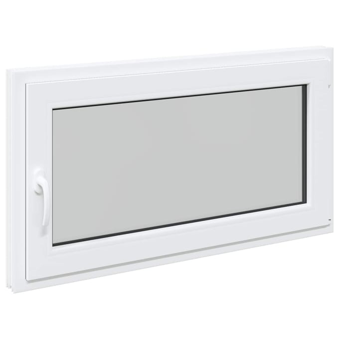 vidaXL - Kleur - binnenkant - kelderraam - Wit - RISOR - 110 - x - 70 - cm