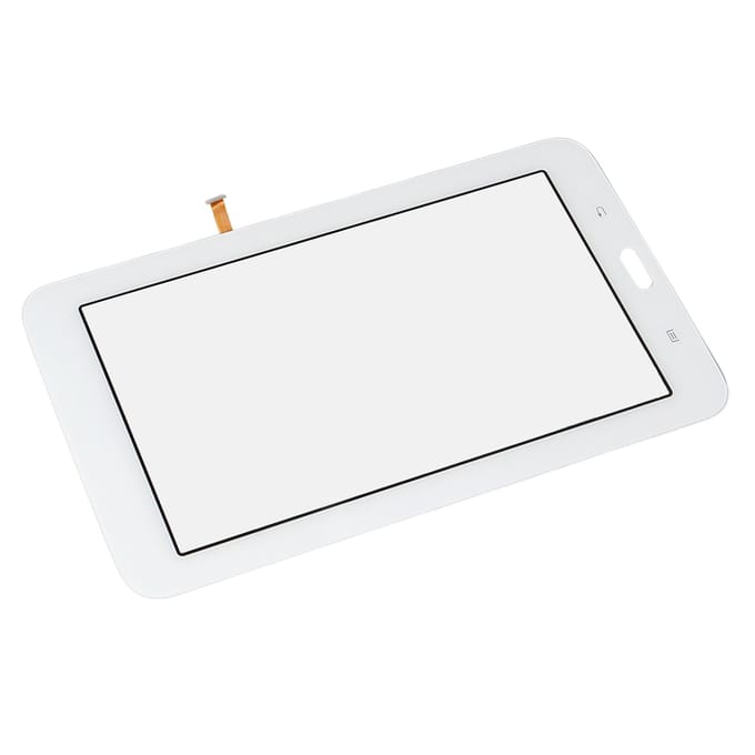 Numériseur Écran Tactile en Verre Pièce Accessoire de Remplacement pour Samsung Galaxy Tab 3 Lite SM‑T110 7in blanc