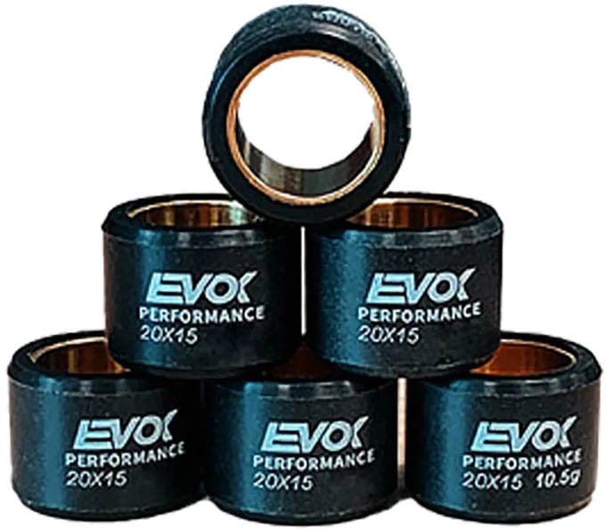 Evok Iron Drive Cvt 20 X 15 Mm 16.5g Variatorrollen Transparant 20 x 15 mm / 16.5 g