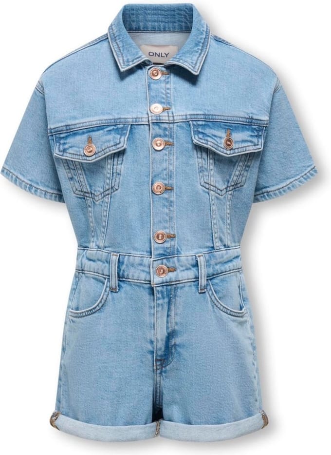 ONLY - Kogcastel playsuit denim - Blauw - Maat 164