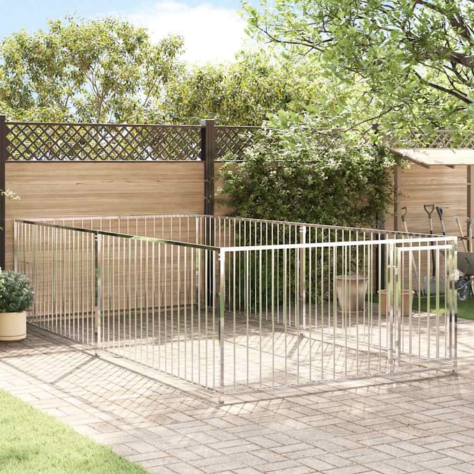 vidaXL Hondenkennel voor buiten 200x400x100 cm