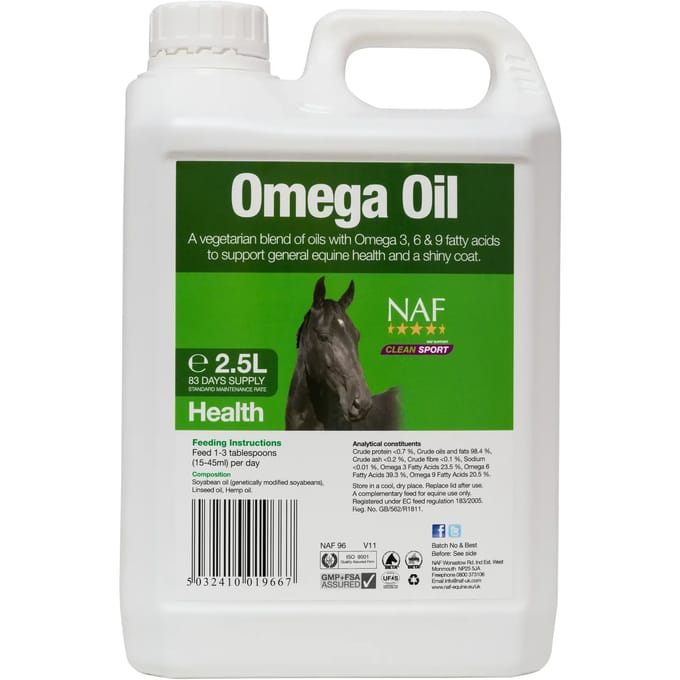 Paardenolie NAF Oméga