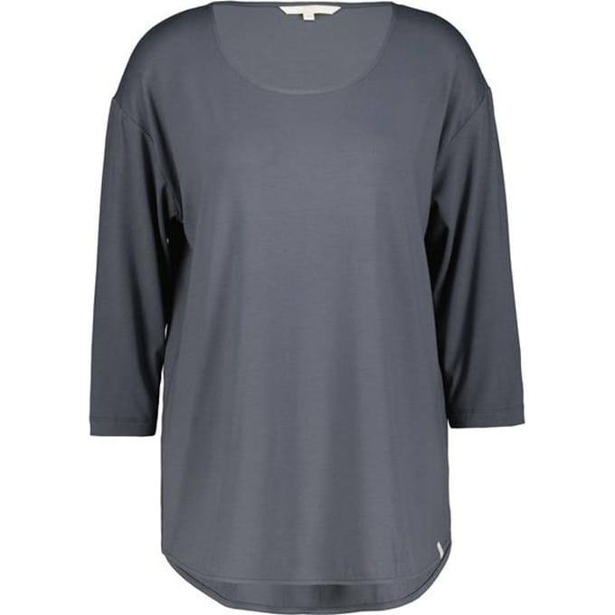 DIDI Dames Loose tee crew 3/4 sleeves Iron grey maat 40