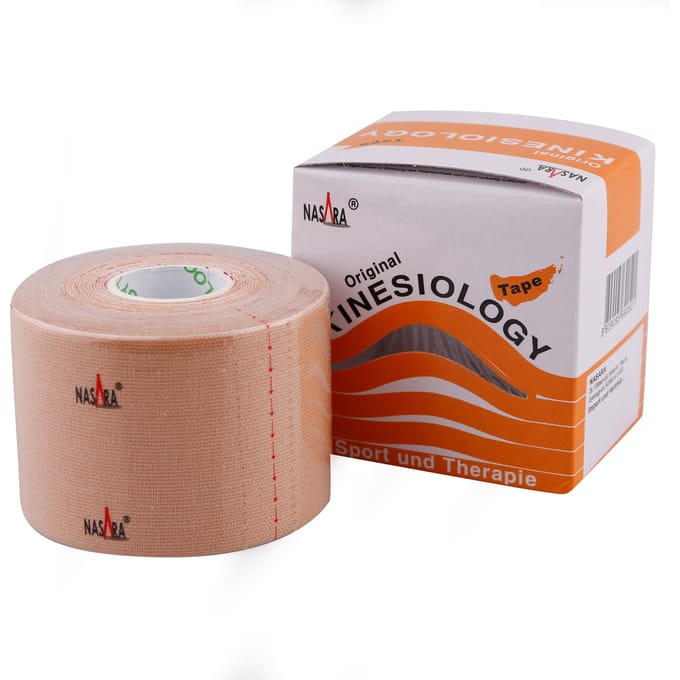 Nasara Kinesiologytape - 5 meter x 5 cm - beige