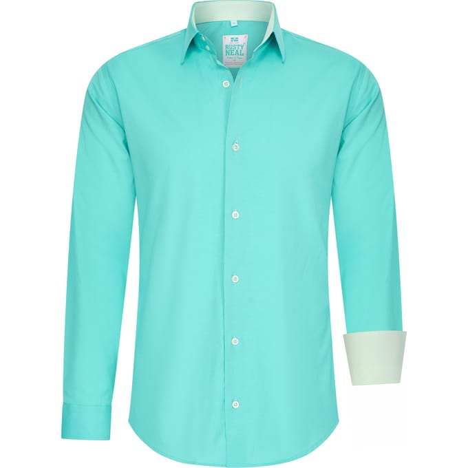 Pastelkleurig overhemd S - 6XL Slim Fit Katoenen stretch
