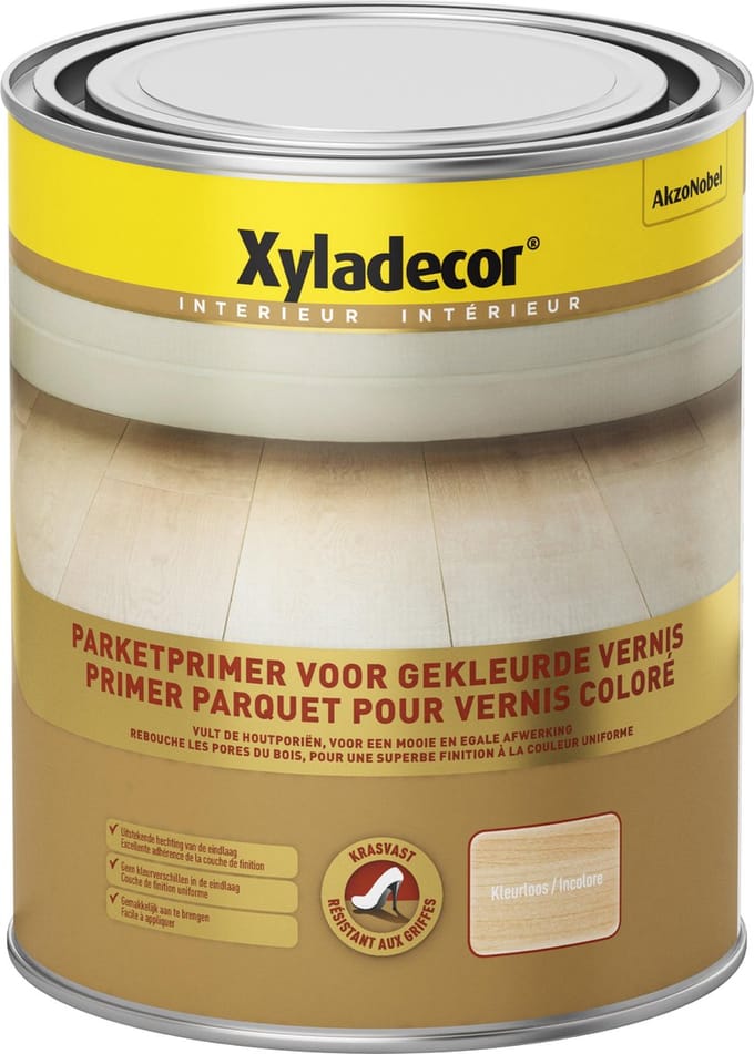 Xyladecor - Primer Voor Gekleurde Vernis - Kleurloos - 1 L