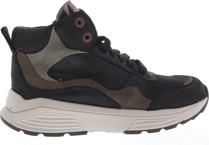 Dames Veterschoenen Xsensible Tower Black Combi Zwart - Maat 40
