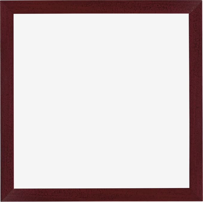 Fotolijst 35x35 cm - MDF - Wijnrood Geveegd - Marseille
