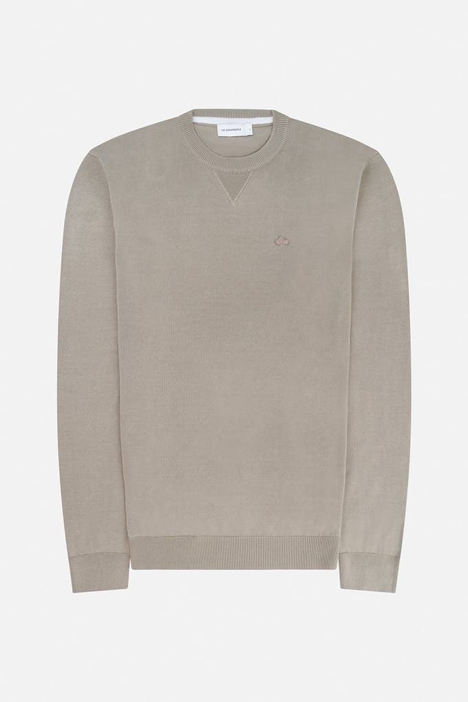 The Goodpeople Korean Knitwear Dark Beige Größe: S | Pullover Outlet | Herren | Braun