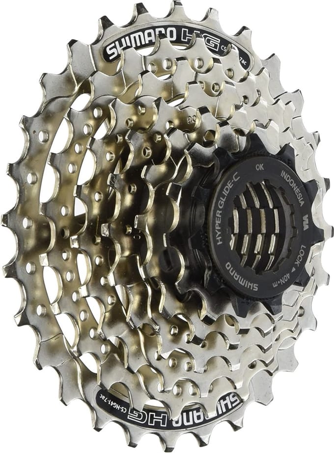 SHIMANO CS-HG41-7 Acera, Ruota Libera 7V, Argento, 11-28D,Argento