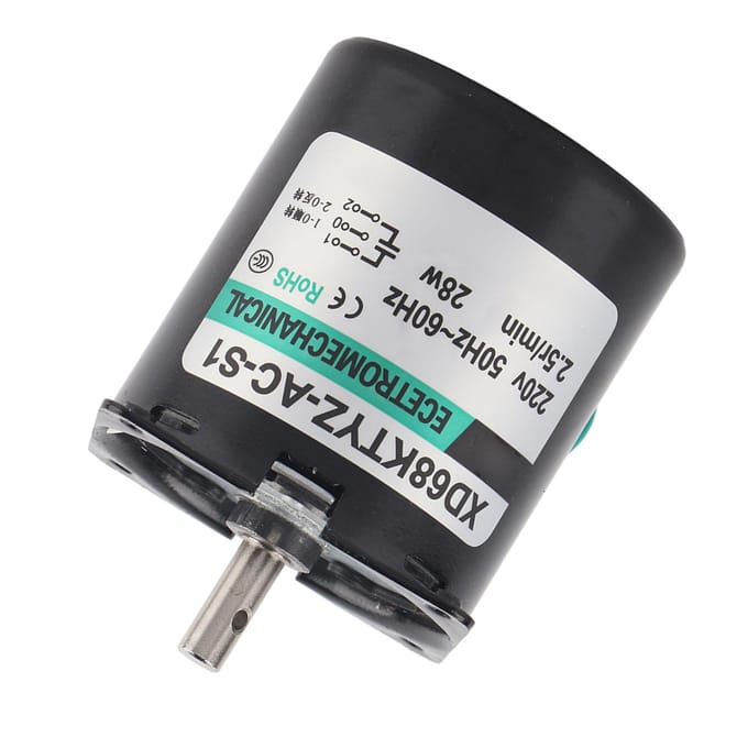 XD68KTYZACS1 AC220V 28W Permanente Magneet Synchrone Tandwielmotor CWCCW 2.5 r min wit