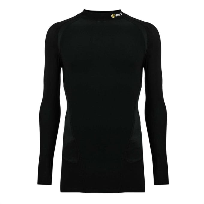 Skins Heren G400 Plain Performance-shirt met lange mouwen (Zwart)