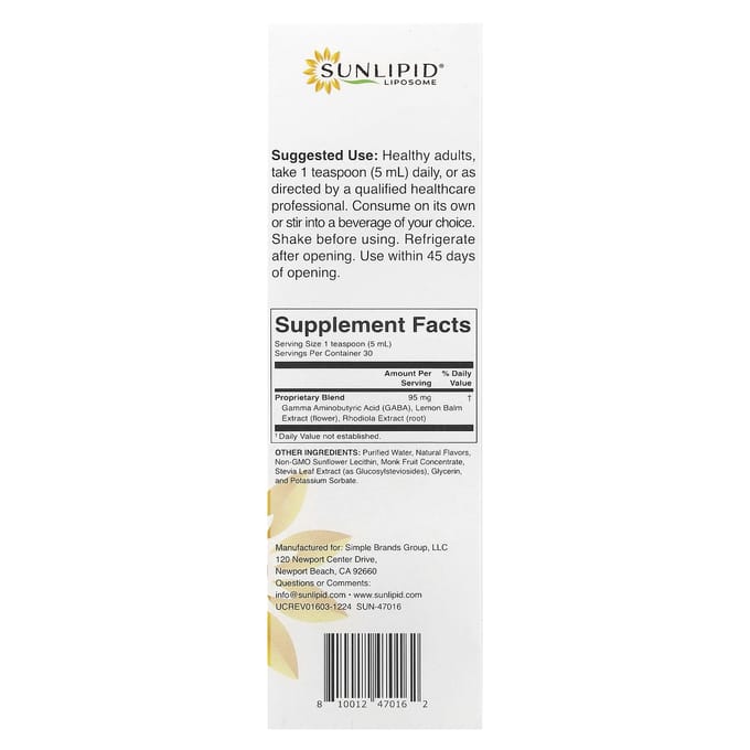 Liposomale Gaba + Hong Kyung Cheon, 150 ml(5,07 fl oz)