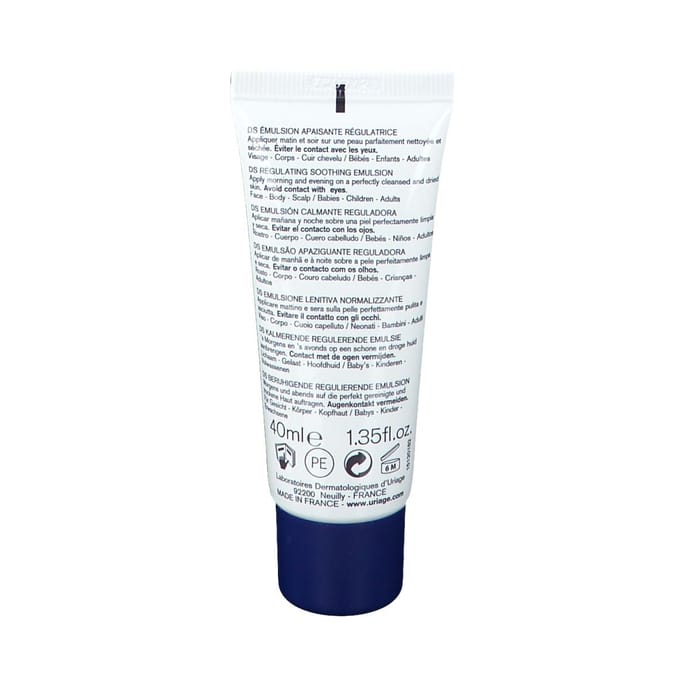 Uriage - Smoothing emulsion for seborrheic dermatitis DS (Regulating Care ) 40 ml - 40ml