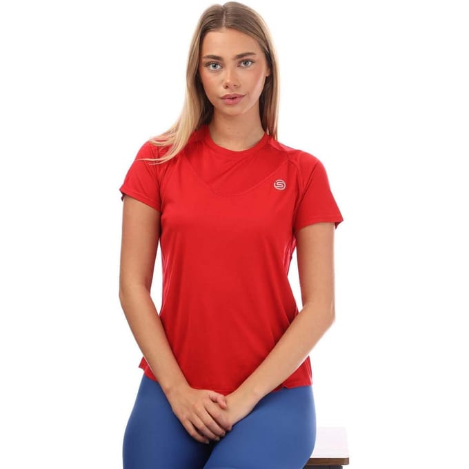 Skins Dames/Dames Serie-3 T-Shirt (Rood)