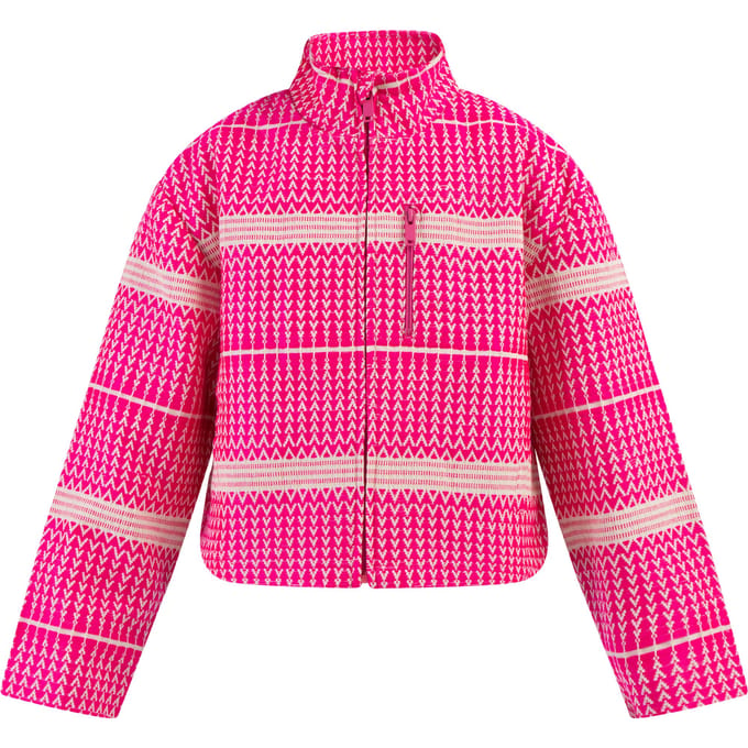 Mymo Blouson Meisje roze wol wit