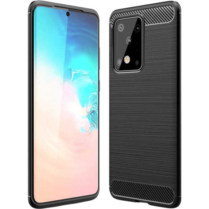 Just in Case Galaxy S20 Ultra Rugged Case Black Standaard