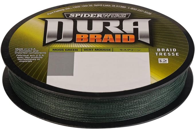 SpiderWire Dura Braid Vislijn - Mosgroen, 0.15mm, 13kg