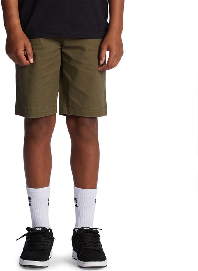 Dc Shoes Elx Chns Hoby Korte Broek Groen 14 Years Jongen