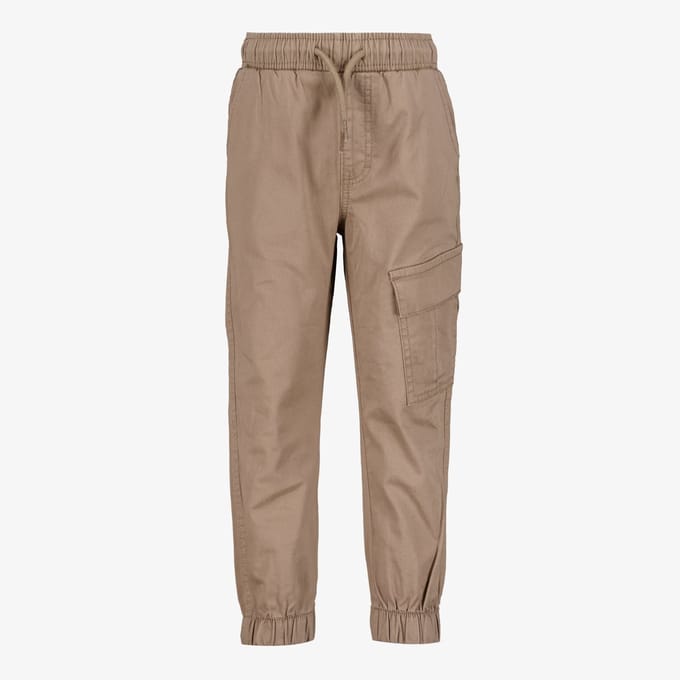 Unsigned jongens twill cargo broek bruin - Maat 92