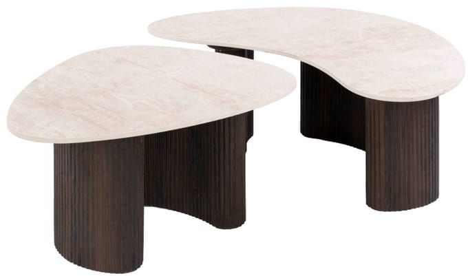 AnLi Style Salontafel Ceramo organisch set/2