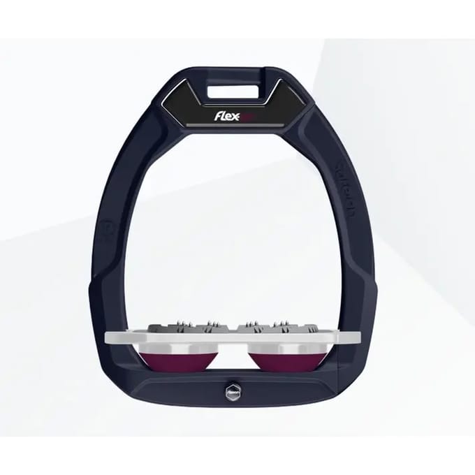 Plat Ultra Grip Veiligheidsijzers Marine/Grijs/Pruim Flex-On Safe-On