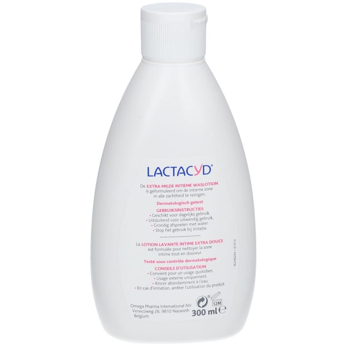Lactacyd Sensitive - Intieme Waslotion - Extra Gevoelig - Met Natuurlijk Melkzuur - 300 ml