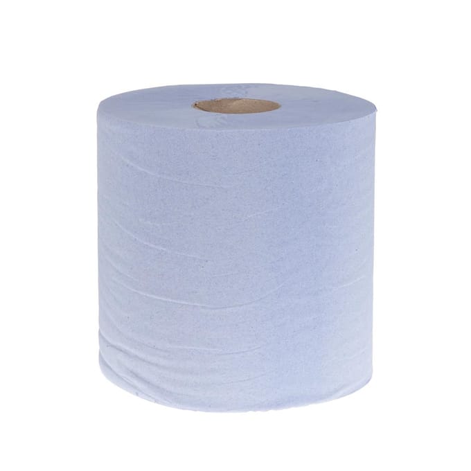Jantex blauwe centrefeedrollen 1 laags 285 m (6 stuks)