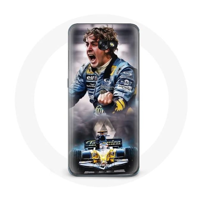 Coque pour Samsung Galaxy A8 2016 Formule 1 Fernando Alonso Pilote F1