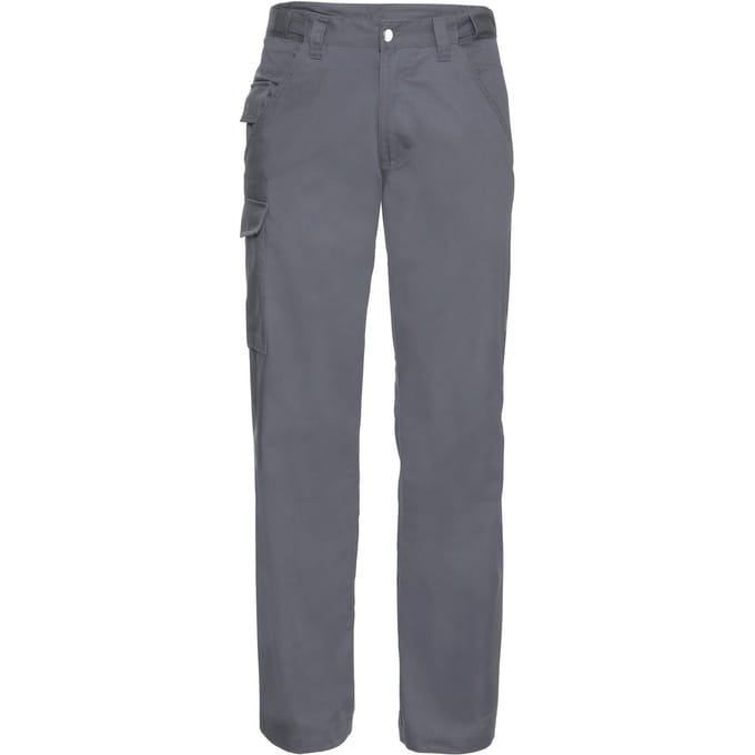Russell Werkkleding Heren Polycotton Twill Broek / Broek (Regular) (Konvooi Grijs)