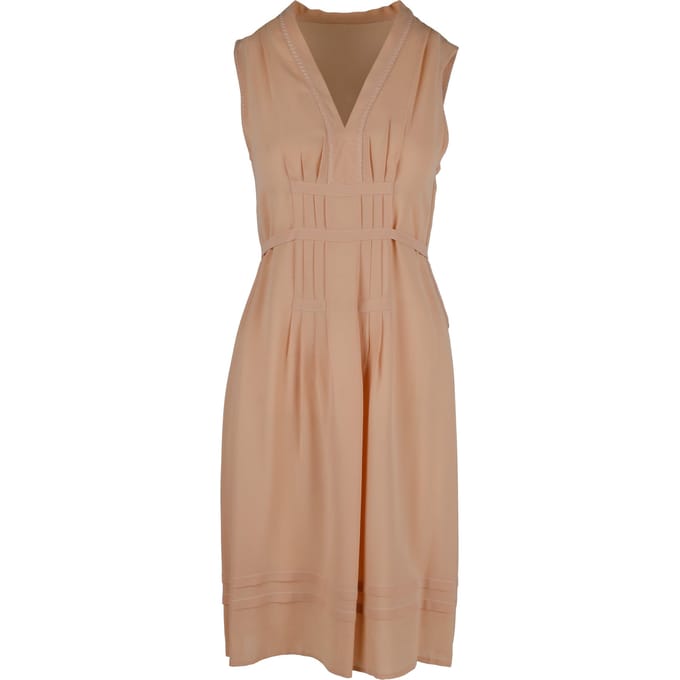 Moschino V-hals Midi-jurk - '10s