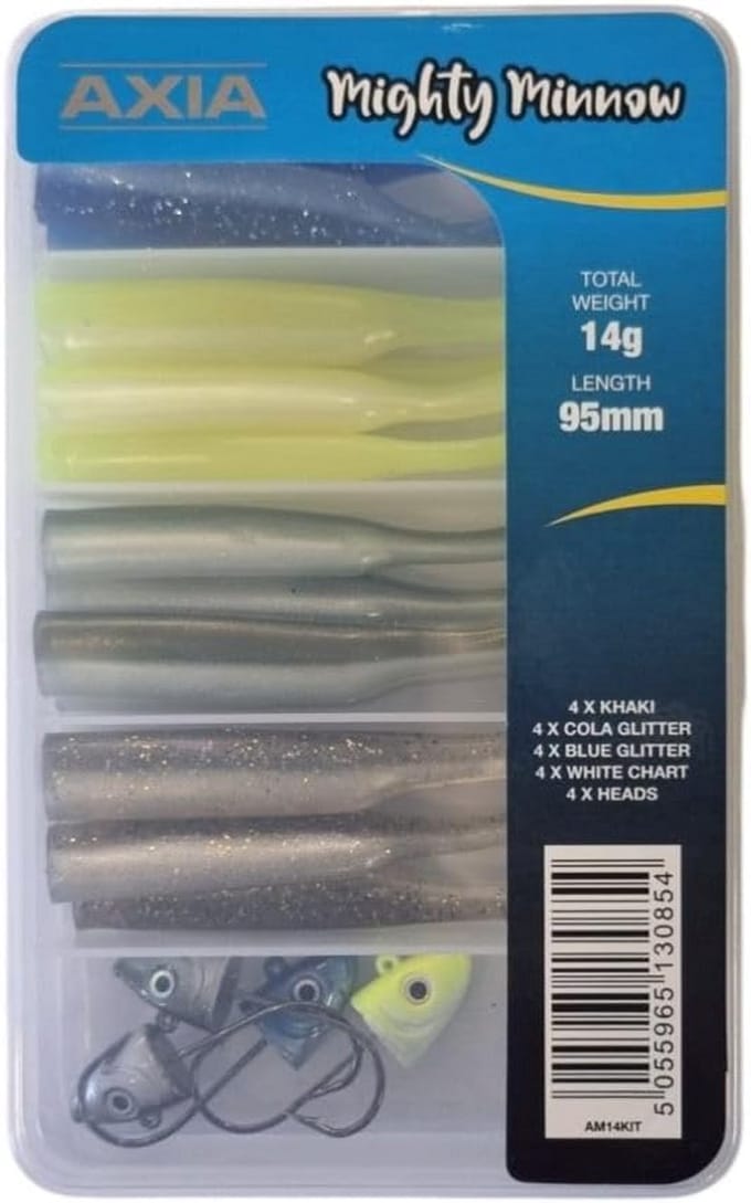 Zachte Kunstaas Set voor Baars, Snoek en Roofvis - Inclusief Tackleshop Box