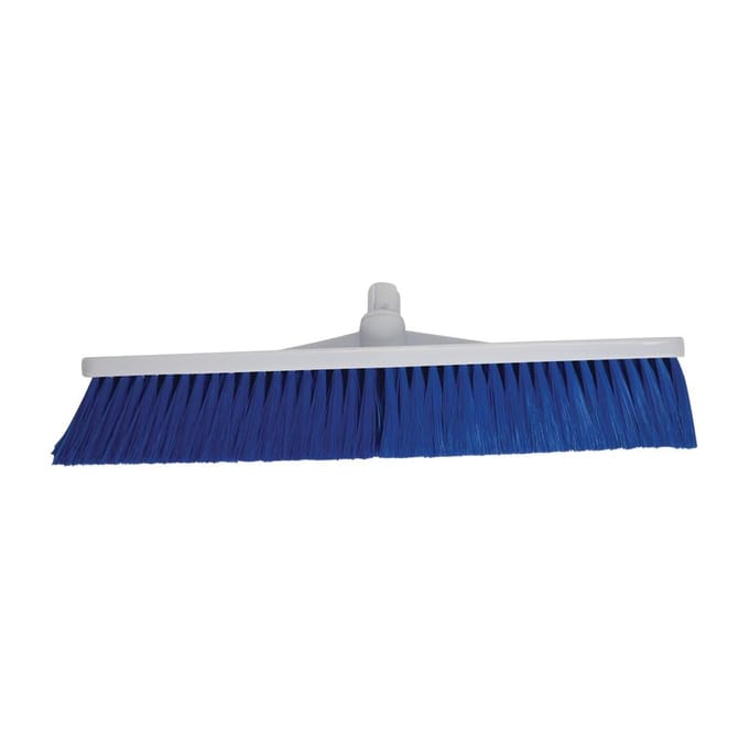 SYR Hygiene Bezemkop Zachte Borstelharen Blauw