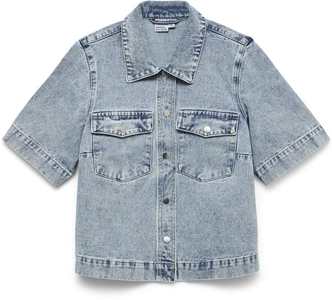 VERO MODA - VMFENJA 2/4 DENIM SHIRT GA - Dames - Blouses