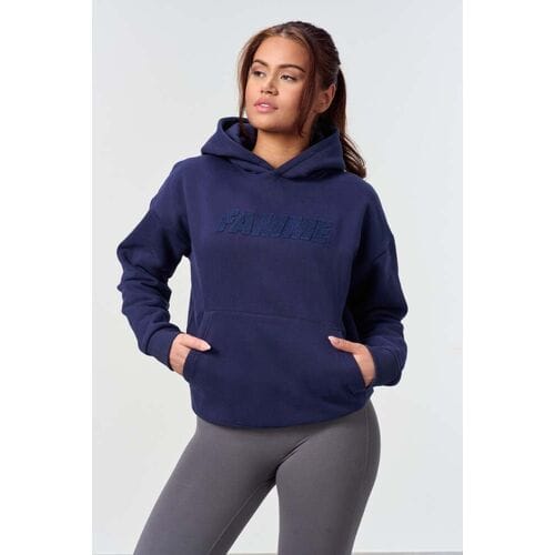 FAMME Represent Hoodie Blauw XS