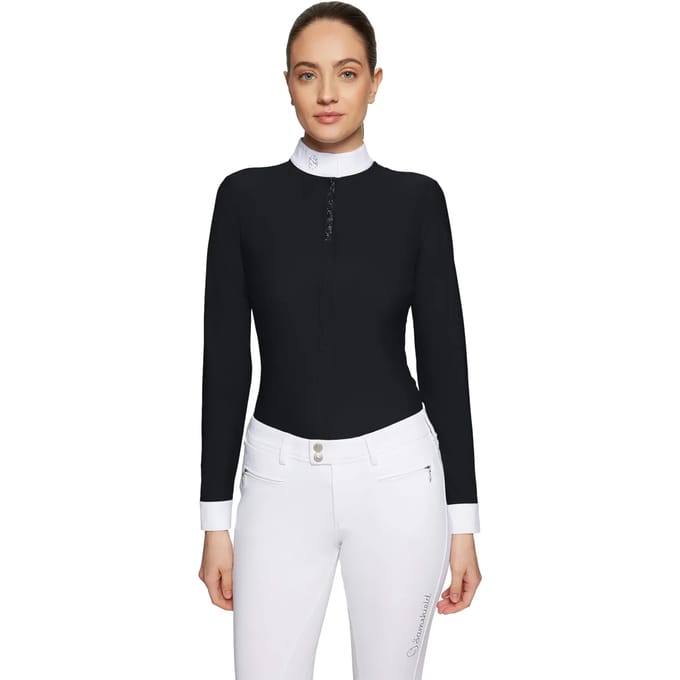 Dames wedstrijdpolo met lange mouwen Samshield Roxane Premium