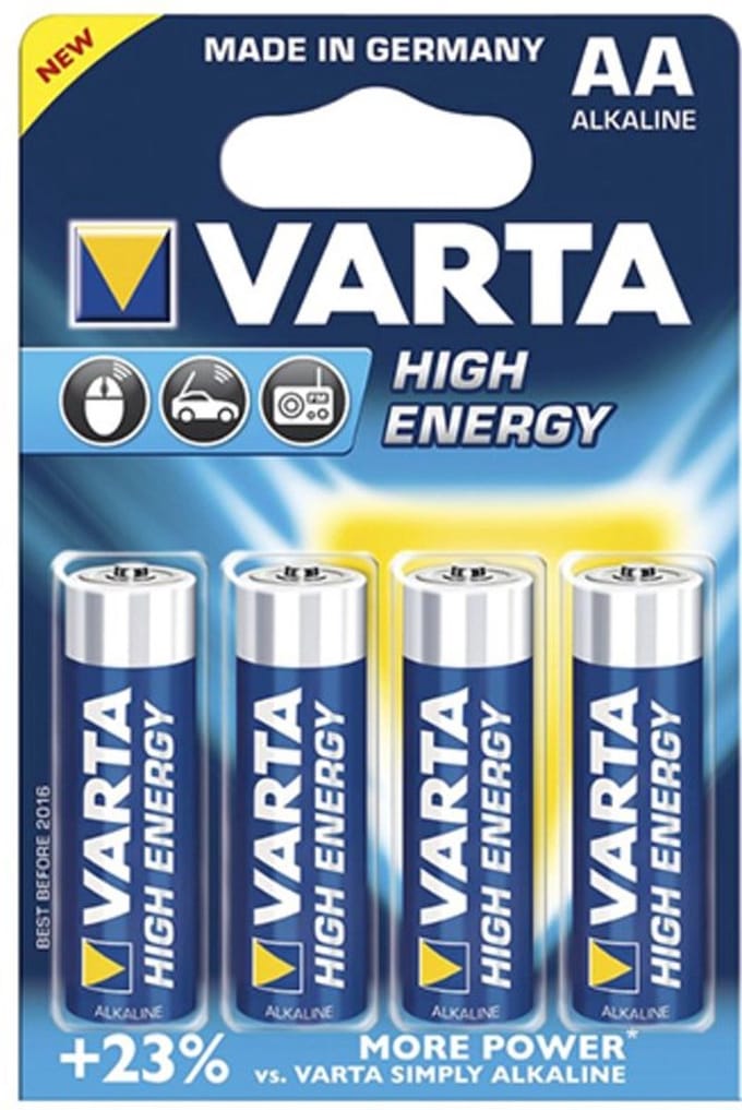 Varta AA batterijen