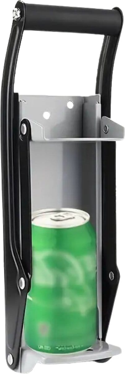 Bovista Blikjespers - Blikkenpers - Blikpers - Can Crusher - 25cl - 33cl - Grijs