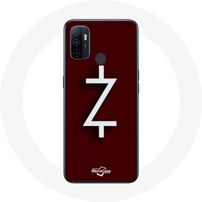 Coque - MANIACASE - Oppo A53 - Logo Z - Souple - Rouge rouge