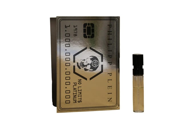 Philipp Plein, No Limits Platinum, Eau De Parfum, Voor Mannen, 1,5 ml *Ampul