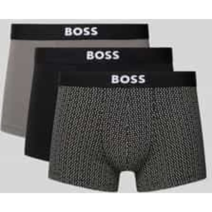 Boxershorts van Mix van biologisch katoen Model 'TRUNK 3P ONE' in Set van 3