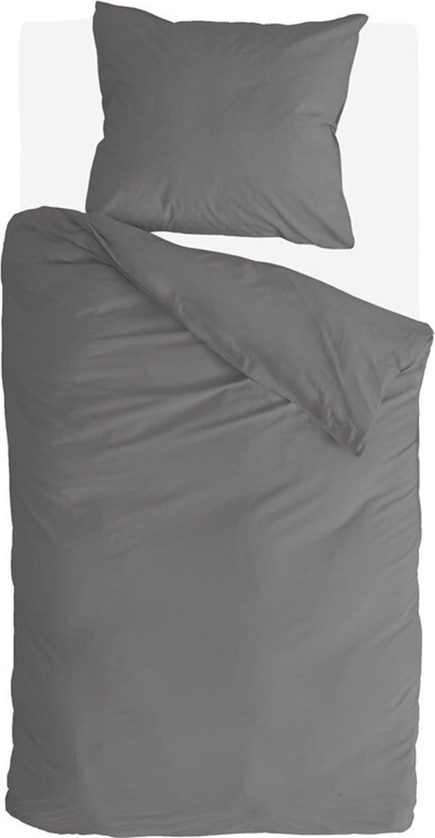 Byrklund Dekbedovertrek Sleep Softly - 155x220 - 100% Katoen - Off Black