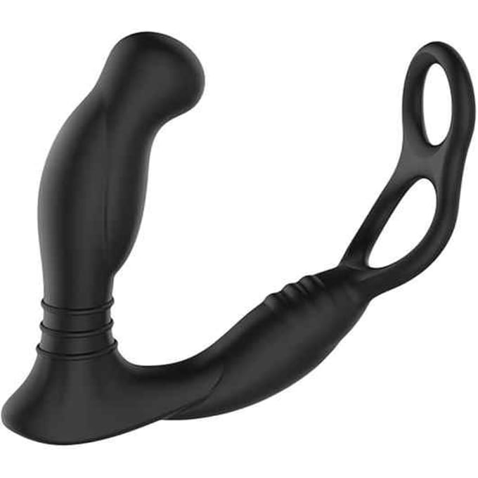 Nexus Simul8 Vibrating Dual Motor - Cock & Ball Toy - Zwart
