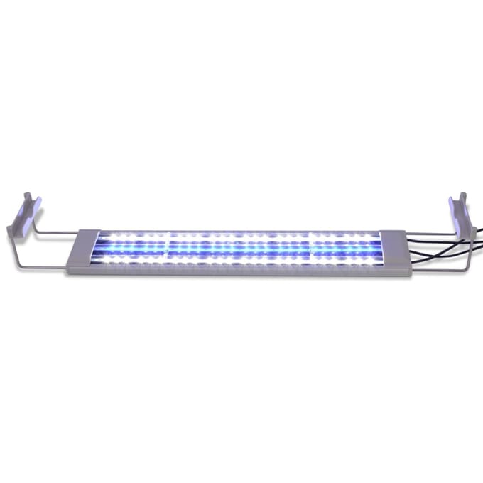 vidaXL - Aquariumlamp - LED - IP67 - 50-60 - cm - aluminium