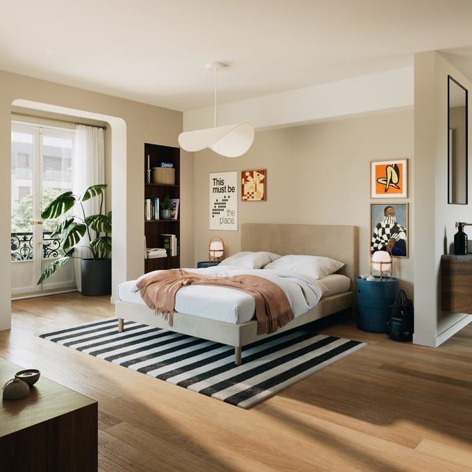 Gestoffeerd Original bed